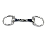 Equine Smile ES0283 Sweet Iron Bit Olive Head Bit Double Broken Stainless Steel Ring Diameter 70 mm Bit Thickness 14 mm (11.5 cm)