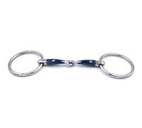Equine Smile ES0299 Sweet Iron Snaffle Bit Simple Broken Stainless Steel and Sweet Iron Bit Thickness 14 mm (11.5 cm)