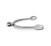 Equine Smile ES1048 ErgoSpur Wheel Spores Horizontal UFO Wheel Riding Spurs Riding Spurs Track High Quality Stainless Steel (Ladies 25mm)