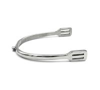 Equine Smile ES1071 Button Spurs Equestrian Spurs Riding Spurs Track High Quality Stainless Steel (Ladies 10mm)