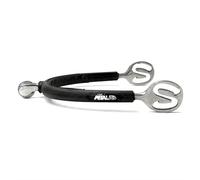 Equine Smile ES1081 SuperSpur Wheel Spores with Rubber Made of High-Quality Stainless Steel Riding Spurs Riding Spurs Track (M 30 mm - Women)