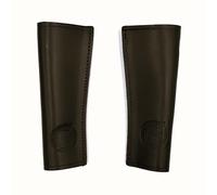 Equine Smile ES5008 Leather Stirrup Straps Buckle Protection Genuine Leather for Saddles Protective Covers Against Abrasion and Scratches (Brown)