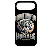 Equinetrovert Horse Lover I Prefer Horses To People Case for iPhone Air