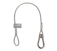 Equinox 25kg Stainless Steel Safety Wire with Carabiner 35cm