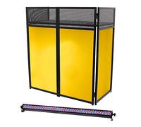 Equinox Combi Booth System DJ Booth Stand inc Color Changing Light Disco
