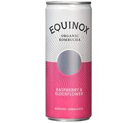 Equinox Kombucha Raspberry and Elderflower Flavoured Drink
