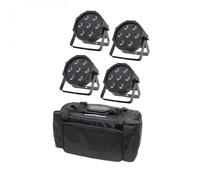 Equinox MaxiPar Quad LED Par Can Pack of 4 with Bag