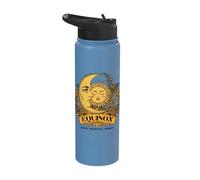 Equinox Renew Rebalance Rebirth Moon Sun Pagan Easter Stainless Steel Insulated Water Bottle