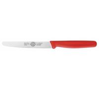 EQUINOX Tomato Knife 13 cm - GGS Solingen Germany Serrated Utility Knife/Knife Set, Ultra Sharp Stainless Steel, Professional Kitchen Knives for Steak, Vegetables & Fruits (Red 1 Knife)