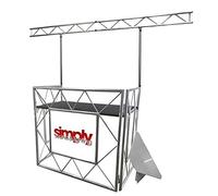 Equinox Truss Booth Complete Setup inc. Booth, Gantry and Shelves