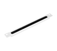 Equip 10 Inch Cable Grommet with Brush Insert, 1U Grey