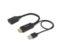 Equip 119039 HDMI Adaptor Displayport Male/Female 0.15 m 4K / 60 Hz/Black