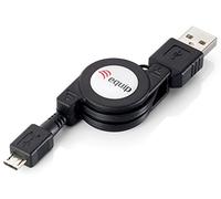 Equip 128595 USB Cable Retractable USB Type A to USB Type Micro-B 1.00 m Black
