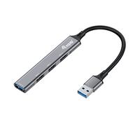 Equip 128960 USB Hub 4-Port 1 x 3.0/3 x 2.0 USB 3.0 Grey