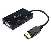 Equip 133441 Displayport to VGA/HDMI/DVI Adapter Black
