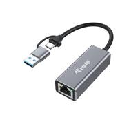 Equip 133495 USB-C to 2.5 Gigabit Ethernet Network Adapter (USB-C+A)