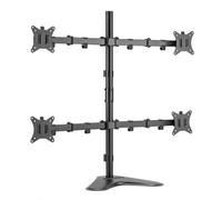 Equip 17"-32" Articulating Quad Monitor Tabletop Stand