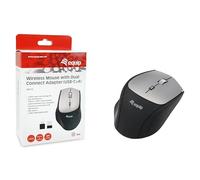 Equip 245115 Wireless Mouse with Dual Connect Adapter (USB-C+A)