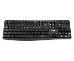 Equip 245211 Wired USB Keyboard/ES Layout/USB Keyboard/Spanish/Black