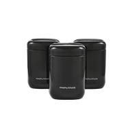 Equip 3 Storage Black Canisters Set