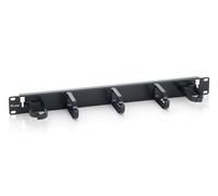 Equip 327311 19" Rack Mount Cable Management Panel, Black