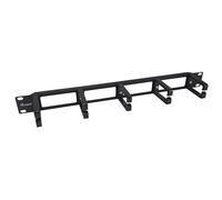 Equip 327315 19" Rack Mount Cable Management Panel - Black