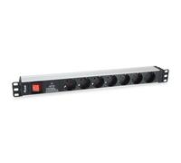 Equip 333309 power extension 1.8 m 7 AC outlet(s) Indoor Black. White
