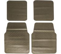 Equip 4 Pieces Rubber Utility Heavy-Duty Car Floor Mat Set All Weather - Beige