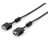 Equip 5 m VGA M/F - VGA Cables (5 m, VGA (D-Sub), VGA (D-Sub), Bag) Black.
