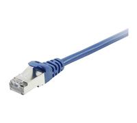 Equip 605537 RJ45 Network Cable CAT 6 S/FTP Blue Gold Plated 0.50m