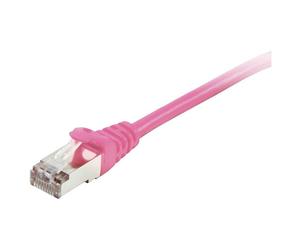 Equip 605580 RJ45 Network cable CAT 6 S/FTP Pink gold plated conne...