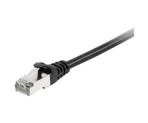 Equip 605592 RJ45 Network cable CAT6 Black Gold plated connectors ...