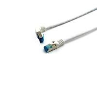 Equip 605801 Cat.6A S/FTP Patch Cable Angled to Straight Plug 2.0 m White