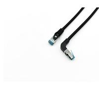 Equip 605892 Cat.6A S/FTP Patch Cable Angled to Straight Plug 3.0 m Black