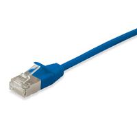Equip 606134 CAT.6A F/FTP Slim Patch Cable 1 m Blue