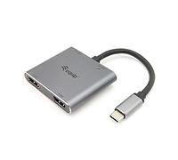 Equip USB-C 4 in 1 Dual HDMI Adapter