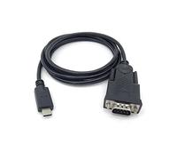 Equip Adapter USB-C to Serial RS232-DB9 M/M 1.50 m Black