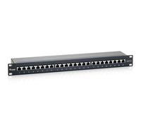 Equip C6 24-Port Patch Panel Black 24 Ports black