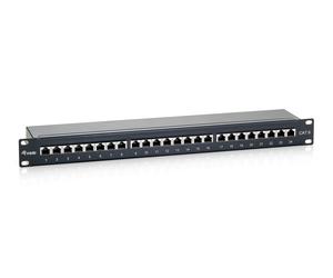 Equip C6 24-Port Patch Panel Black 24 Ports black