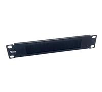 Equip Cable Grommet Brush Plate 10" 1U Black