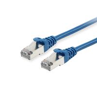 Equip Patchkabel RJ45 S/FTP Cat6 (SSTP) PIMF HF Polybeutel 15,00 m Blau 15,00 Me