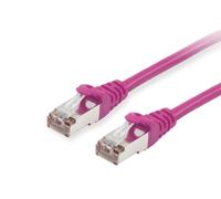 Equip Patch cable RJ45 S/FTP Cat6 (SSTP) PIMF HF polybag 20.00 m Purple