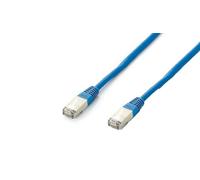 Equip Patchkabel Platinum RJ45 S/FTP Cat6A (SSTP) PIMF HF Polybeutel, 0,50 m, bl