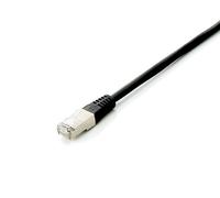 Equip Cat.6A Platinum S/FTP Patch Cable. Black. 1.0m . 10pcs/set