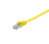 Equip CAT.6A U/FTP Flat Patch Cable 10.0M Yellow 607666