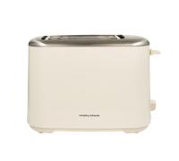 Morphy Richards Equip 2 Slice Toaster, Defrost and Reheat, Browning Controls, Variable Wide Slots, Removable Crumb Tray, 800W, Cream, 222065