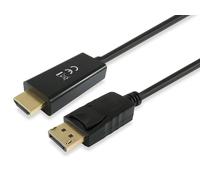 Equip Displayport Male to Hdmi Male Cable 2 M, Black, 119390
