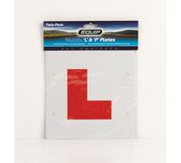 Equip Elp009 Multifix L & P Plates Twin Pack Easy Fit Learner New Driver Safety