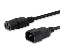 Equip Extension Cable C13 to IEC C14 Male/Female 3m Black
