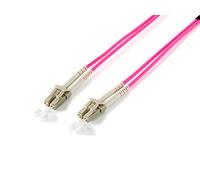 Equip Fibre-Optic Patch Cable LC->LC 50/125mμ 10.00m Multimode Duplex Purple Polybag